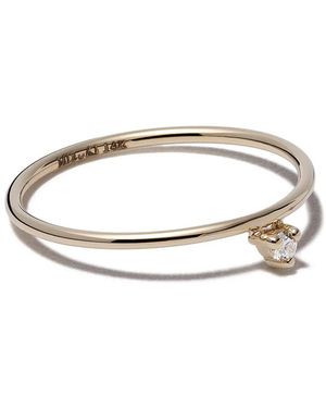 Mizuki 14Kt Single Diamond Ring - White