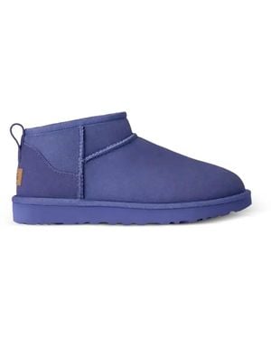 UGG Classic Ultra Mini Pull-Tab Boots - Blue