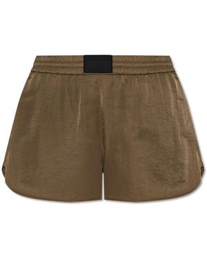 Helmut Lang Bóxer con aplique del logo - Verde