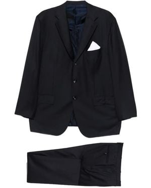 Kiton Button Suit - Blue