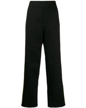 DSquared² Contrasting Logo Track Trousers - Black