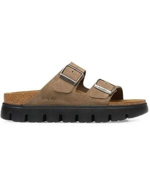 Birkenstock Double-Strap Buckled Sandals - Brown