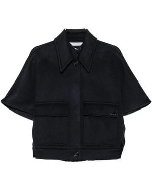 Max Mara Short-Sleeve Cape - Black