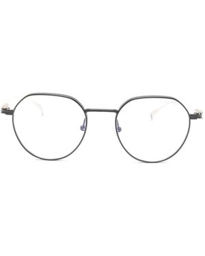 Dita Eyewear Round-Frame Glasses - Natural