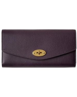Mulberry Roxanne Turnlock Wallet - Purple
