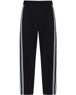 Emporio Armani Stripe-Detail Track Trousers - Black