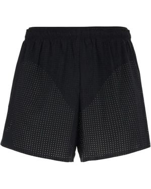 Satisfy Space‑O 5" Perforated Shorts - Black