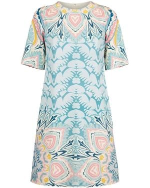 Etro Paisley-Print Minidress - Blue