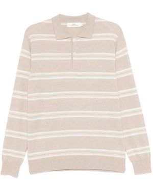 arch4 Swansea Long-Sleeve Polo Shirt - Natural