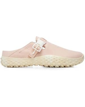 Merrell Wrapt Logo-Debossed Mules - White