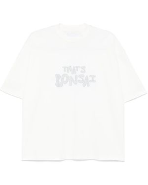 Bonsai That's -Patch T-Shirt - White