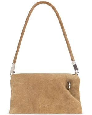 Rick Owens Pillow Griffin Shoulder Bag - White