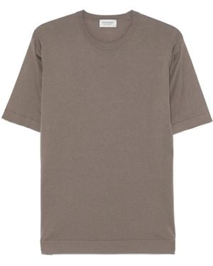 John Smedley Lorca Tシャツ - グレー