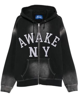 AWAKE NY Zip-Up Hoodie - Black