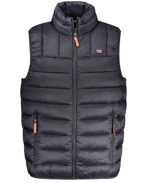 Norway 1963 Logo-Detail Padded Gilet - Blue