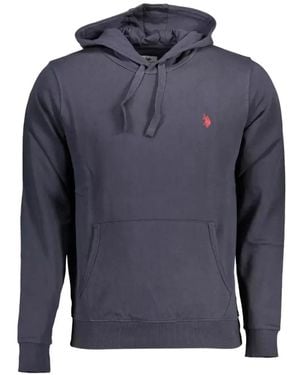 U.S. POLO ASSN. Embroidered-Logo Hoodie - Blue