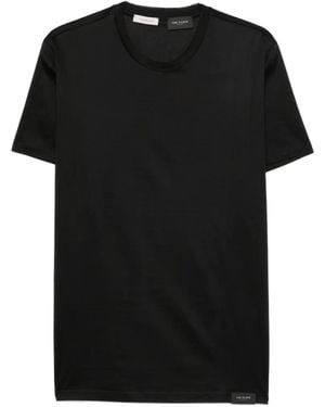Low Brand Logo-Patch T-Shirt - Black