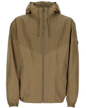 BOSS Hooded Zip-Up Jacket - Green