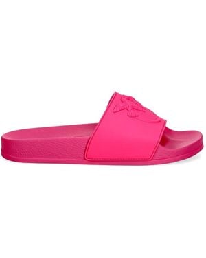 Pinko Love Birds Slides - Pink