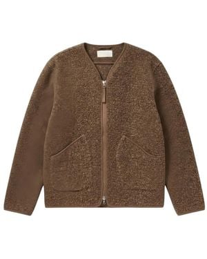 Universal Works Zip Liner Jacket - Brown