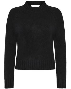 EMERSON RENALDI Ribbed-Knit Raglan-Sleeve Sweater - Black