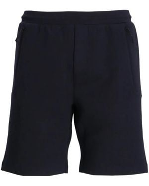 BOSS Hecon Drawstring-Waist Shorts - Blue