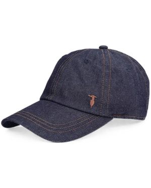 Trussardi Baseballkappe Im Jeans-Look - Blau