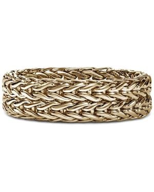John Hardy 14Kt Geelgouden Rata Chain Ring - Metallic