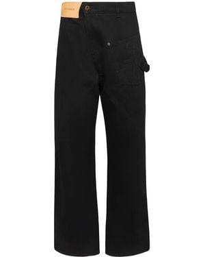 JW Anderson Twisted Jeans - Schwarz