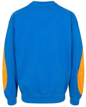 BROCKHAMPTON Spray Logo Crew-Neck Sweatshirt - Blue