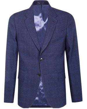 Paul Smith チェック ジャケット - ブルー