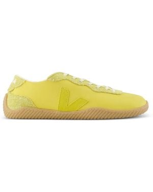 Veja X Baserange Almond-Toe Trainers - Yellow