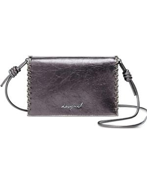 Desigual Logo-Plaque Wallet - Grey