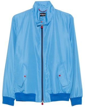 Kiton Zip-Fastening Jacket - Blue