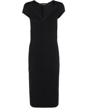 FEDERICA TOSI Klassisches Midikleid - Schwarz