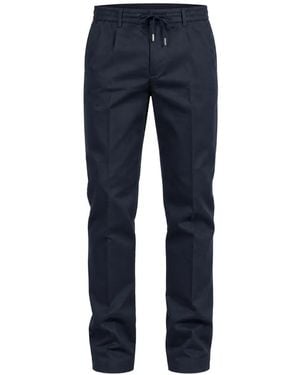 Aurélien Drawstring Trousers - Blue
