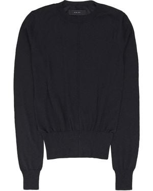 Amiri Distressed-Effect Jumper - Blue