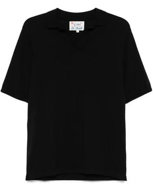 Mc2 Saint Barth Polo En Coton - Noir