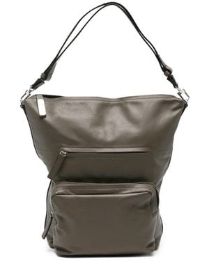 Hags Judy Leather Backpack - Gray