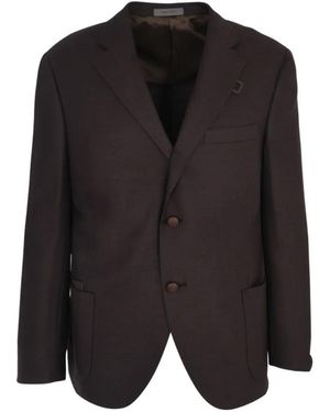 Corneliani Single-Breasted Jacket - Black