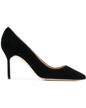 Manolo Blahnik Bb 90Mm Pointed Court Shoes - Black