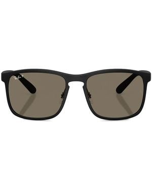 Ray-Ban スクエアフレーム サングラス - ブラック