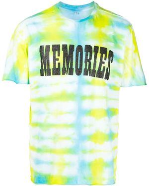 Stain Shade X Hiroshi Fujiwara Tie-Dye Print T-Shirt - Green