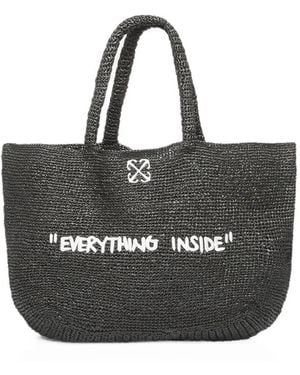 Off-White c/o Virgil Abloh Jitney Tote Bag - Black