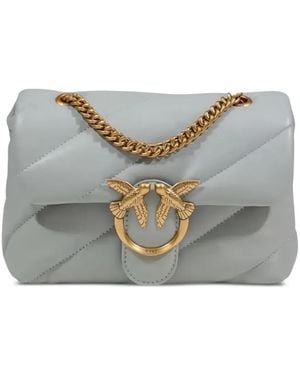Pinko Bolso De Hombro Love Puff Mini - Gris