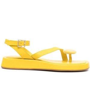 Gia Borghini Open-Toe Sandals - Yellow