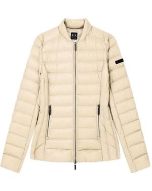 ARMANI EXCHANGE Quilted Puffer Jacket - Natural
