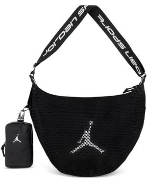 Nike Schultertasche Mit Logo - Schwarz