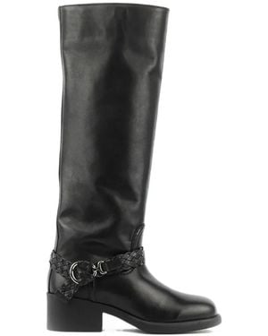 Nubikk Lizzy Lynn Braided Boots - Black