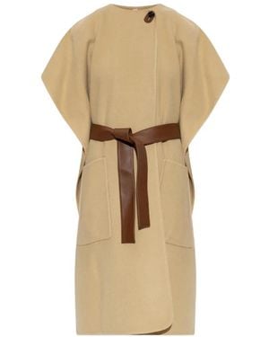 Burberry Capa Loe De Cachemira - Neutro